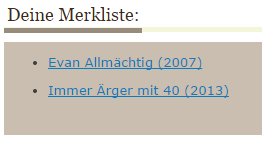 die merkliste